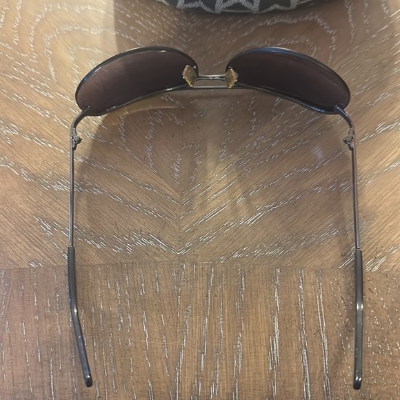 Michael Kors Aviator sunglasses rimless + case! Like brand new - Picture 2 of 7